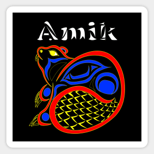 Amik (Beaver) Polyamorous Pride Magnet